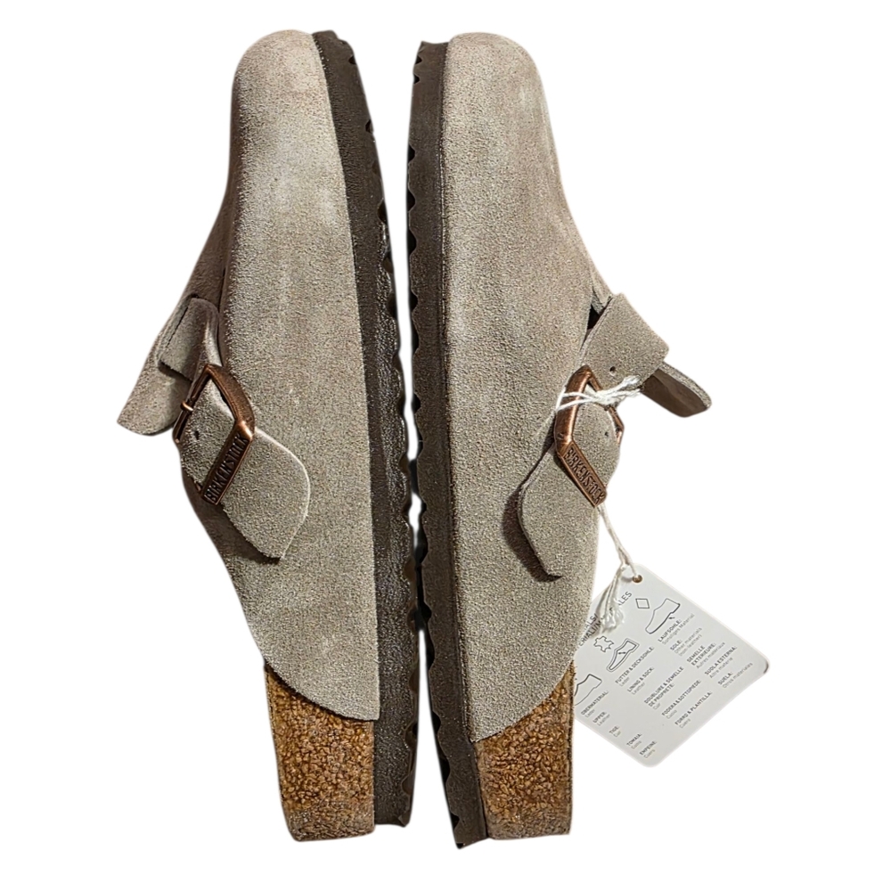 Birkenstock Boston Soft Footbed Suede Clogs Size 6 - Picture 7 of 12